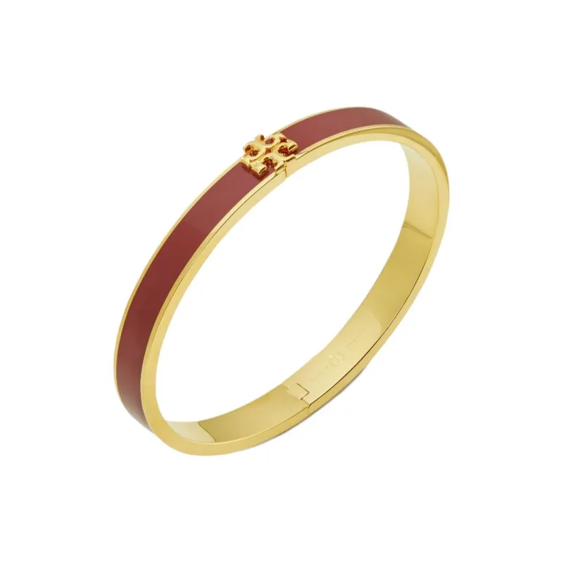 TORY BURCH Enamel Brass Bangles Women's Gold-1