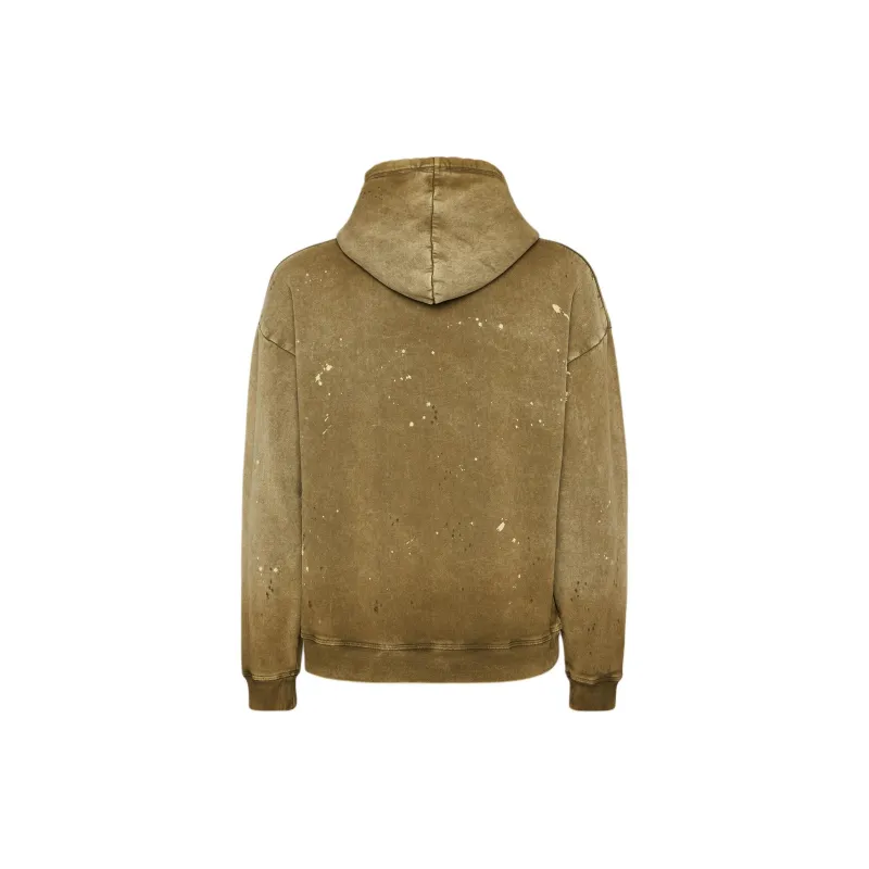 DSQUARED 2 Paint Splatter Detailed Drawstring Hoodie-1