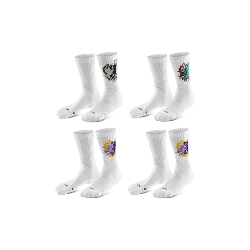 I.t.b Basketball Socks Men's 4 Pack-4