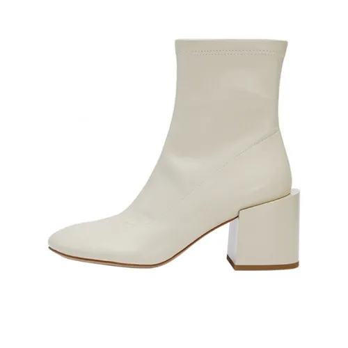 URBAN REVIVO Ankle Boots Women's Off White