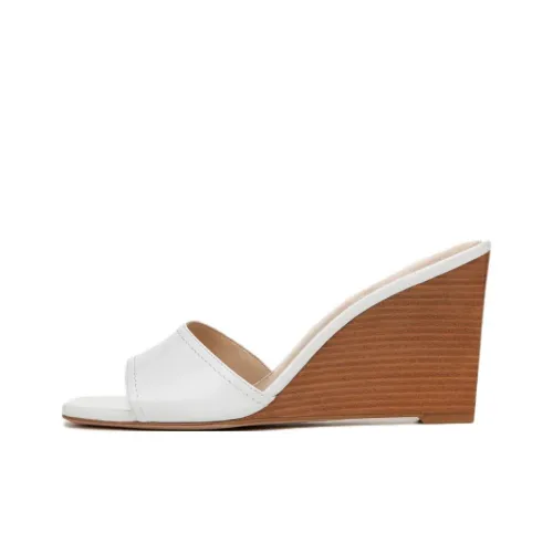VERONICA BEARD Slide Slippers 8cm Women's White