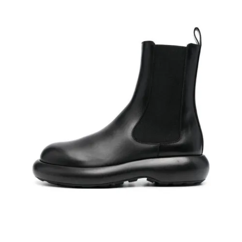 JIL SANDER Leather Ankle Boots