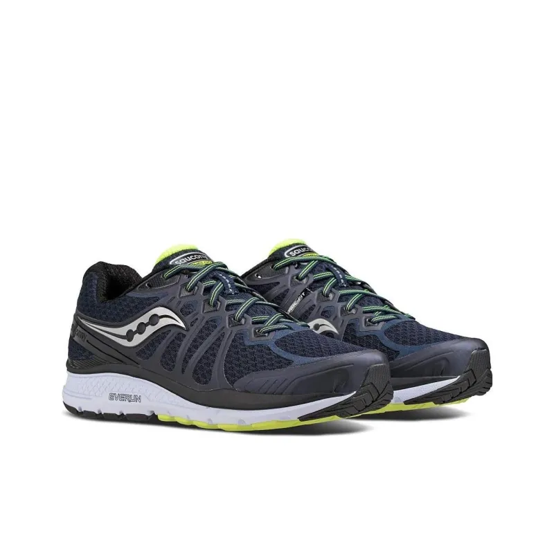 Saucony Echelon 6 Anti-Slip Wear-Resistant Low-Top Running Shoes Men's Blue-2