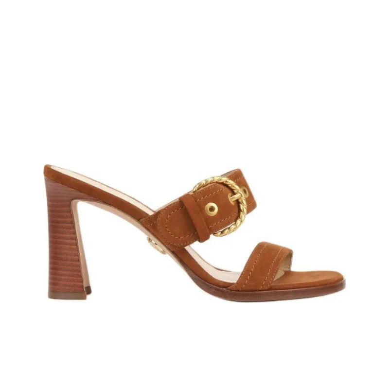 VERONICA BEARD Slide Slippers 7.5cm Women's Brown-1