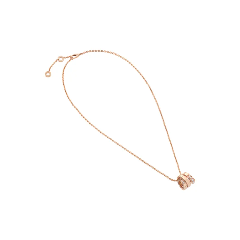 BVLGARI SERPENTI VIPER Rose Gold With Diamond Necklaces Women's Rose Gold-1