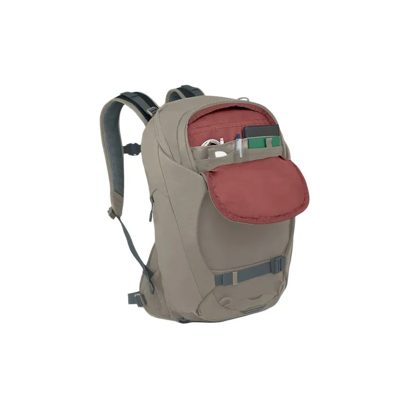OSPREY Recycled Nylon Outdoor Hiking Bag Backpacks Regular Unisex Concrete Tan-1