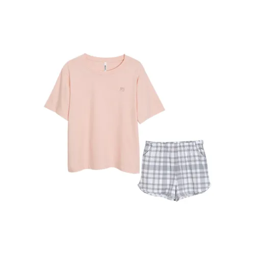 Red Beans At Home Pajama Set Women's