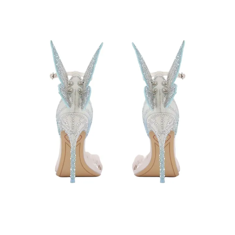 Sophia Webster Chiara Strap Sandals 10cm Women's Blue-3