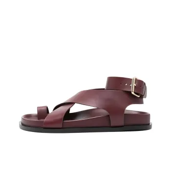 A.EMERY One Strap Sandals Women's Burgundy