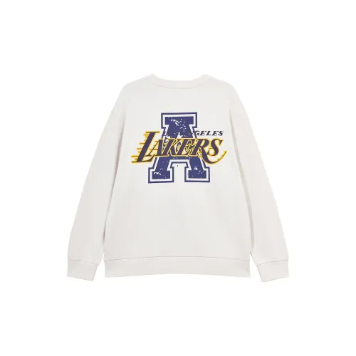 Nba JACK&JONESxnba Sweatshirts Unisex Satin White