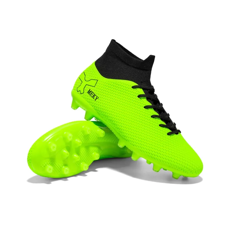 MEKY AG Rubber Short Studs TF Rubber Broken Studs Anti Slip Wear Resistant Soccer Shoes Unisex-13