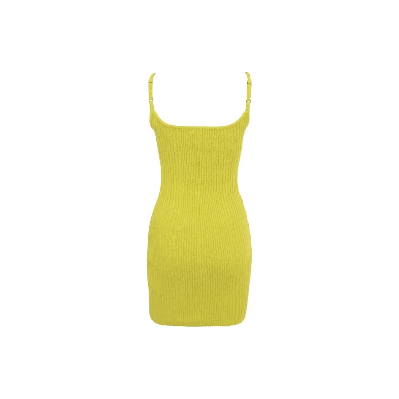 HOUSE OF CB NERI Slip Dress Women's LIME/Lemon-1