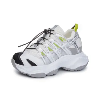NRDROFFICIAL Cushioning Moisture-Wicking Balance Wear-Resistant Lightweight Low-Top Chunky Sneakers Women's