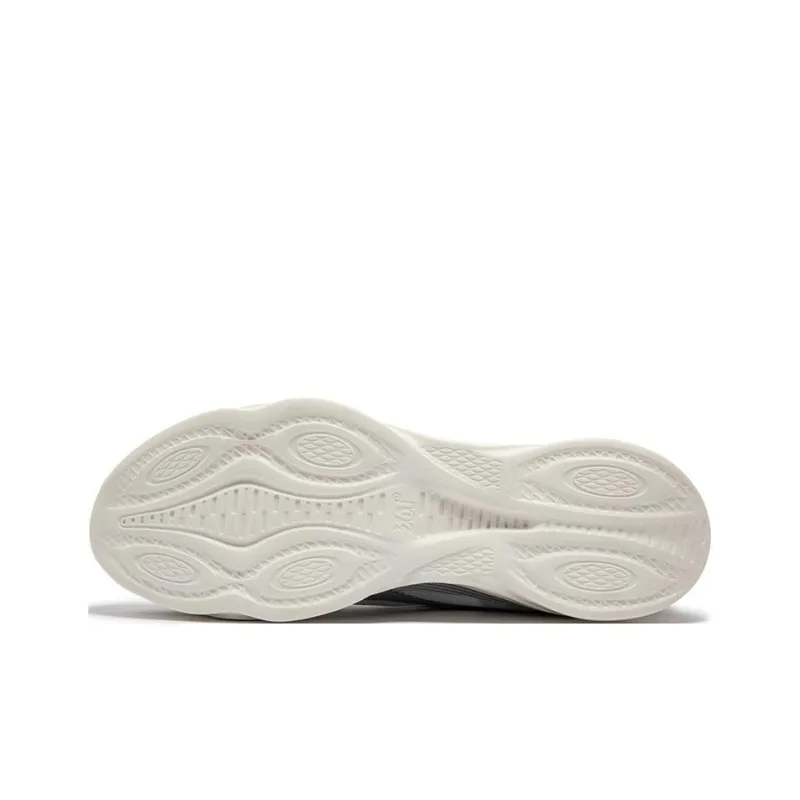 361° Abrasion Resistant Low Top Running Shoes Men's Gray-4