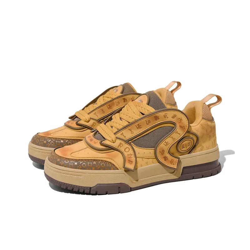 ROHR Slip-Resistant Cushioning Low-Top Skateboard Shoes Men's-9