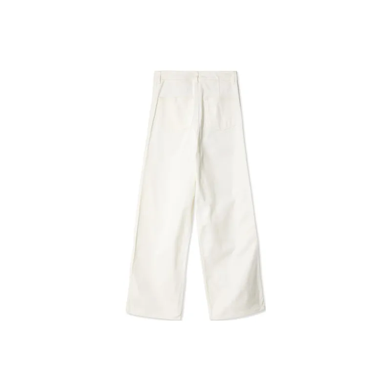 CECILIE BAHNSEN Double knee Straight leg Cotton Trousers-1