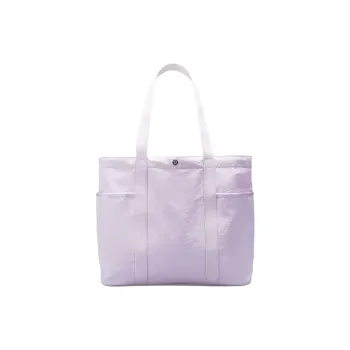 Lululemon Nylon Polyester Tote Bag, Shopping Bag, Handbag Regular Unisex Lilac