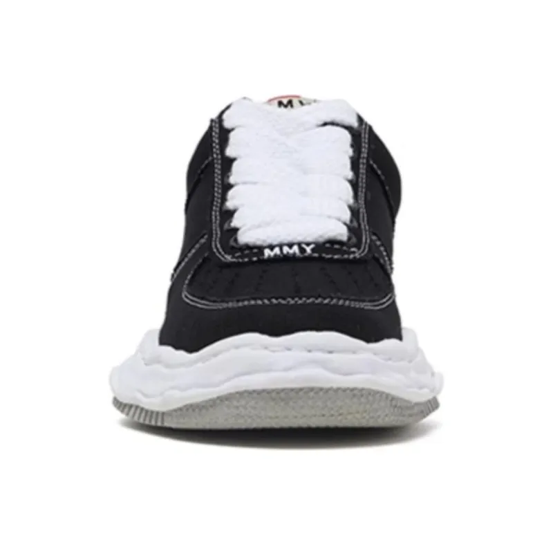 MIHARA YASUHIRO Wayne Low-Top Skateboard Shoes Unisex Black-4