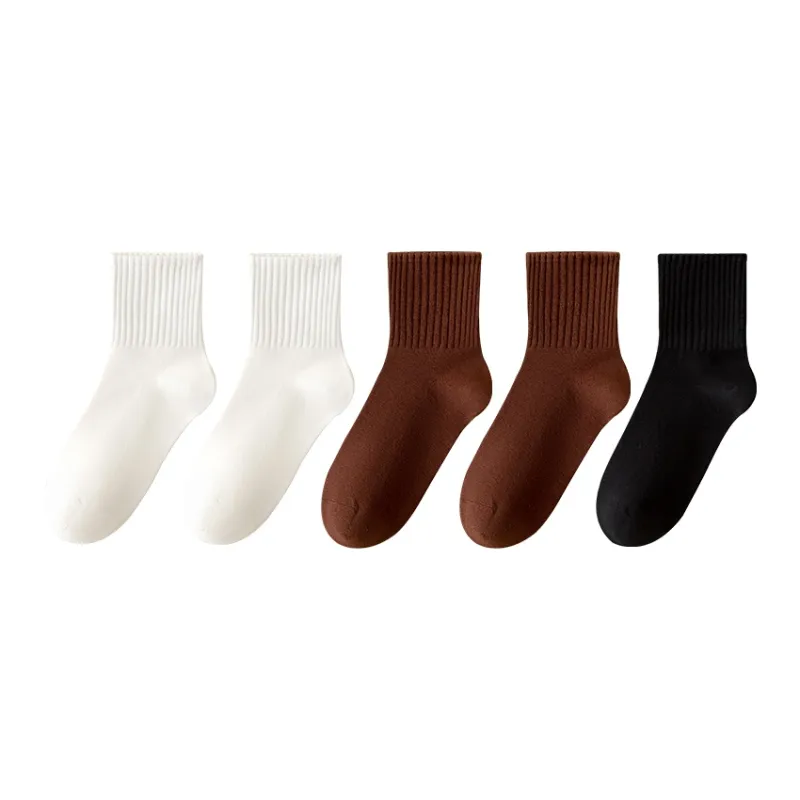 MIIOW Mid-Calf Socks Women's 5 Pack-7