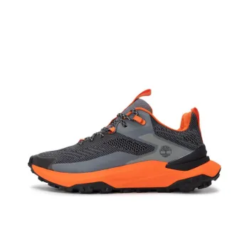 Timberland Slip Resistant Low Top Trekking Shoes Men's Gray Orange