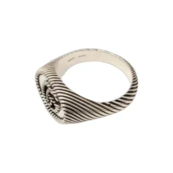 GUCCI 925 Sterling Silver Rings Unisex