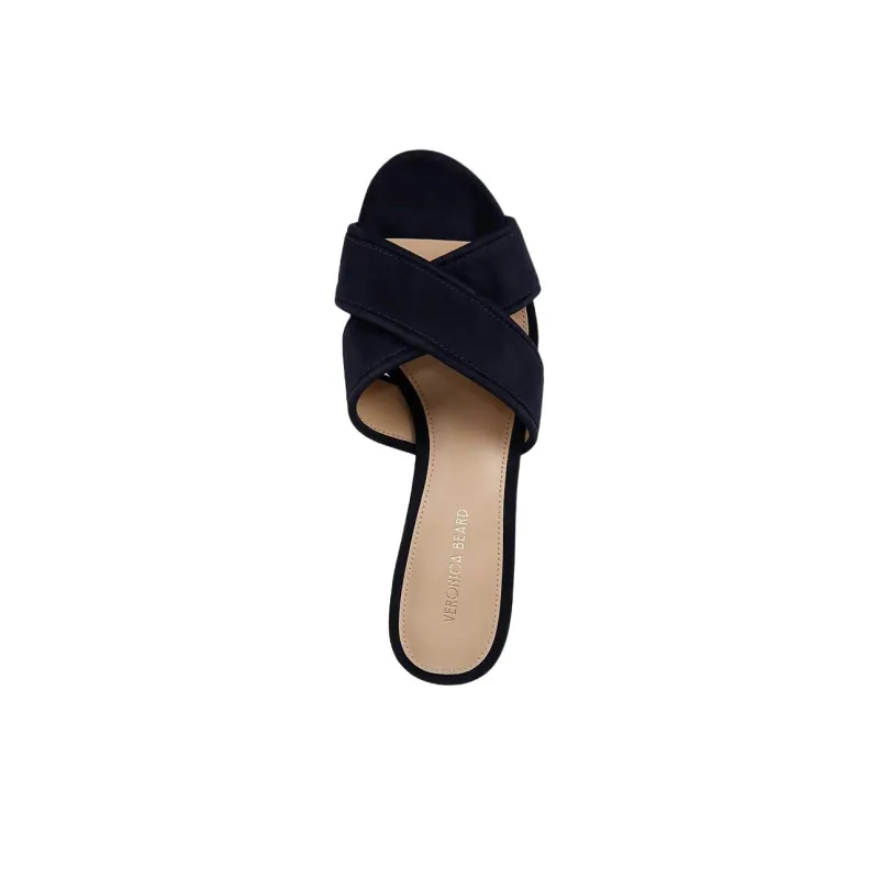 VERONICA BEARD Slide Slippers 7cm Women's Blue-4
