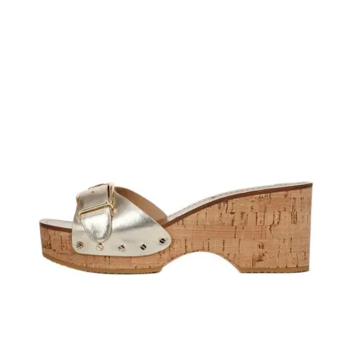 VERONICA BEARD Slide Slippers 7cm Women's Platinum