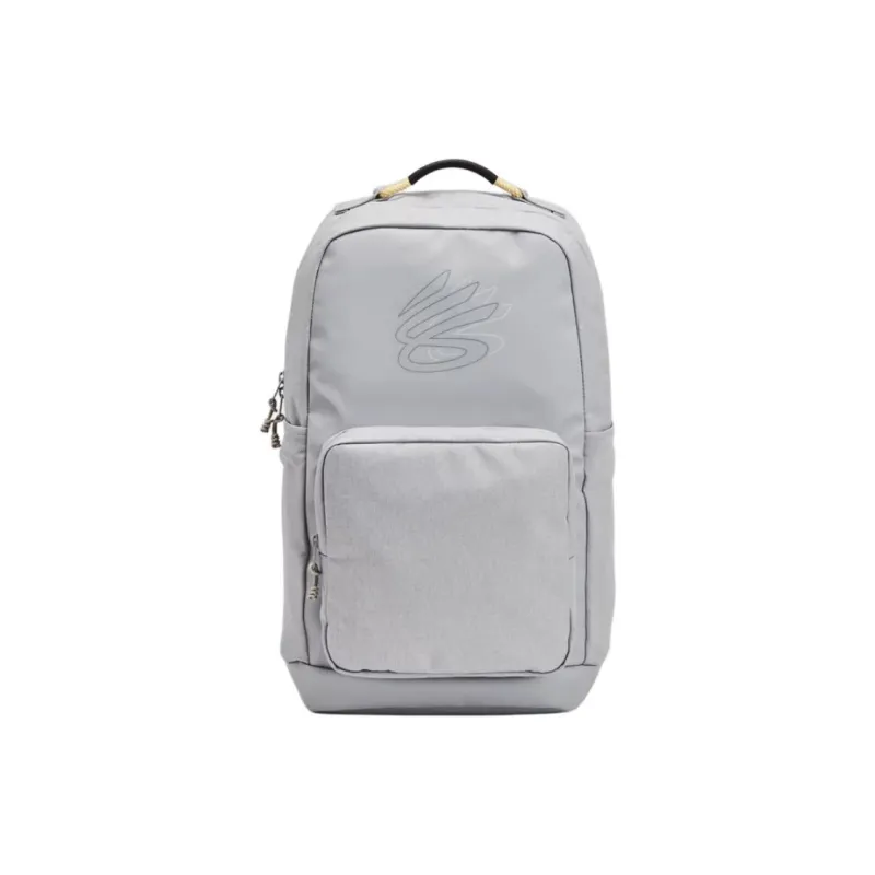 Under Armour Polyester Backpack Regular Unisex Modern Gray-0