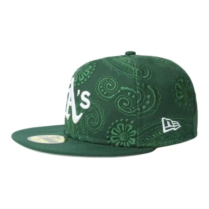 New Era Polyester Baseball Caps Men's Green-1