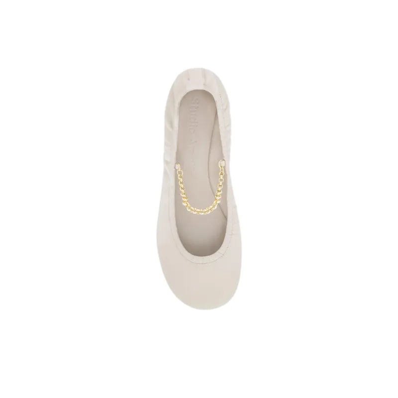 STUDIO AMELIA Ronde Casual Single Shoes Women's Beige-2