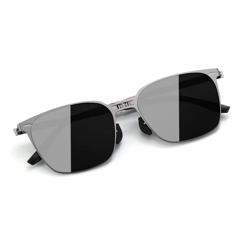 PULAIS Steel Round Sunglasses Unisex-1