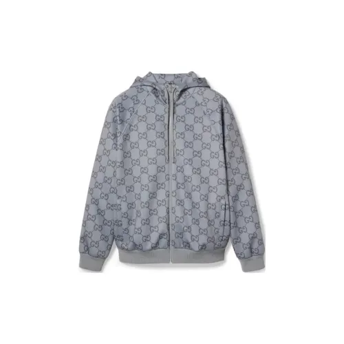 GUCCI Jackets Men Gray