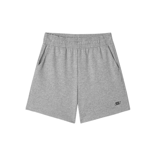 Skechers Casual Shorts Unisex Medium Heather Gray -004F