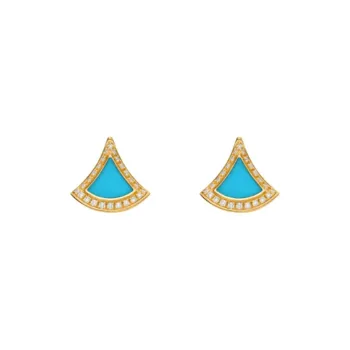 BVLGARI 18K Gold Earrings Women's Gold