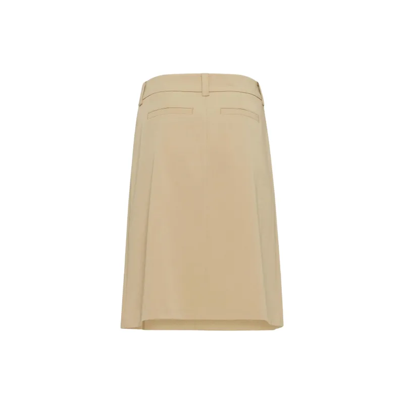 ARITZIA Sunday Best Rider Midi Skirt Casual Long Skirts Women's Wicker Tan-1