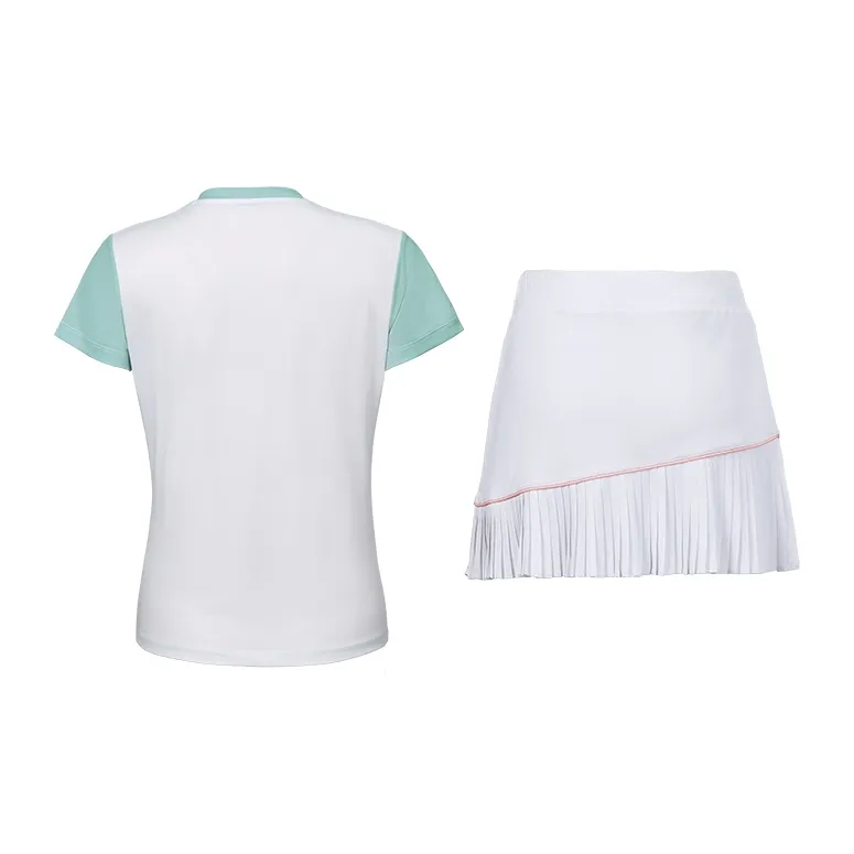 Kawasaki Skirt Set Women's Green White-1