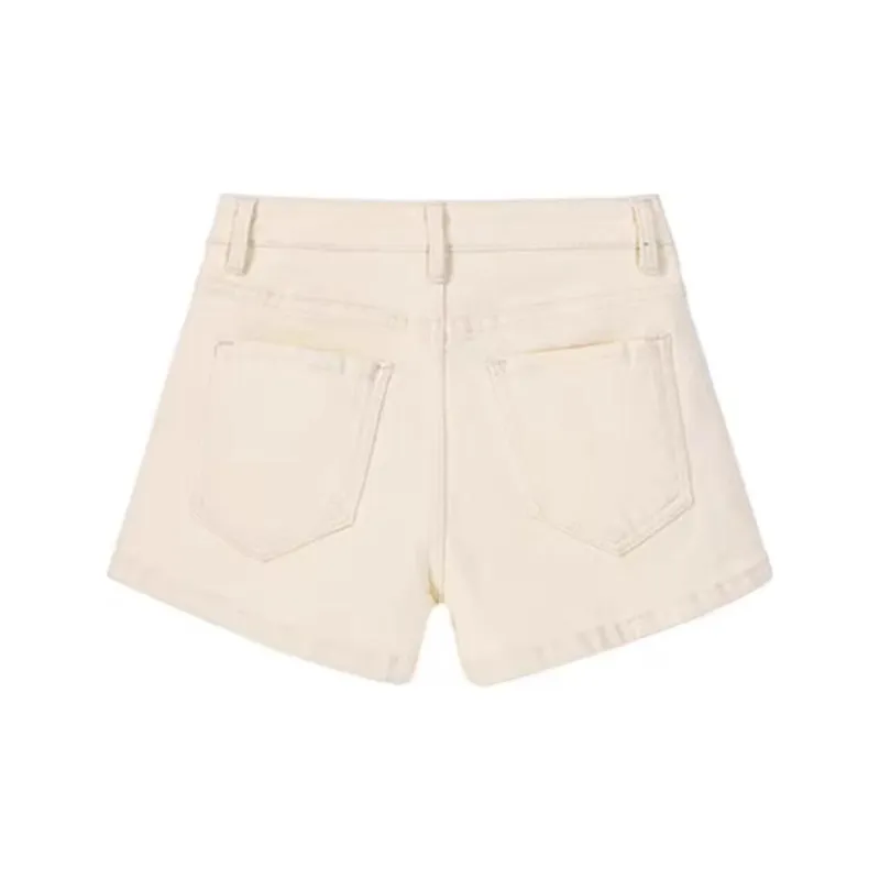 Kazakhstan Denim Shorts Women's-4