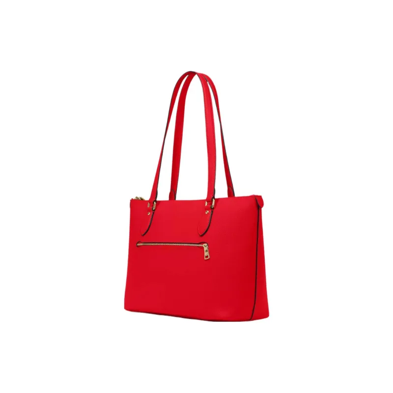 COACH Gallery Leather Tote Bag Shopping Bag Handbag Shoulder Bag Women's Red-2
