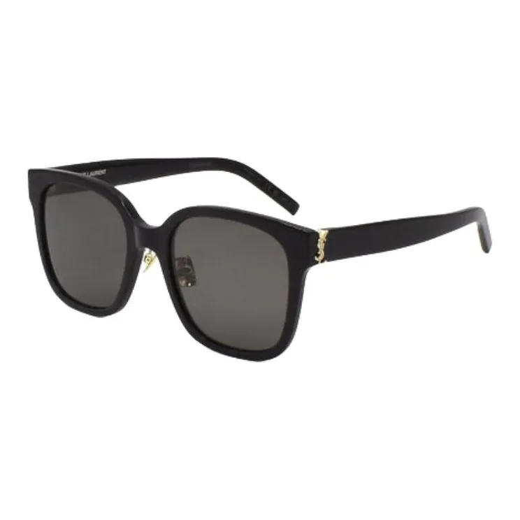 SAINT LAURENT Plastic Square Sunglasses Men's Black-0