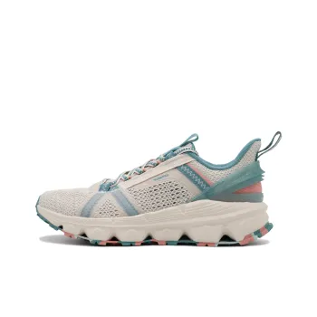 361° Slip-Resistant Breathable River Trekking Shoes Women's Beige Cyan