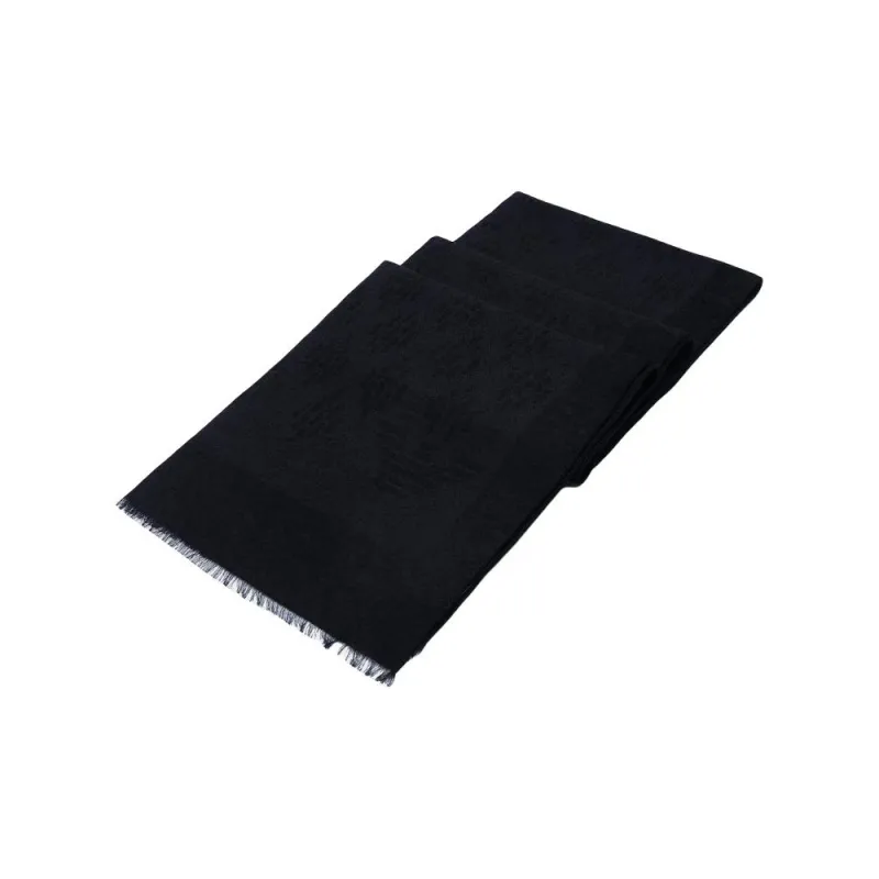 EMPORIO ARMANI Cotton Knit Scarves Women's Dark Blue-2