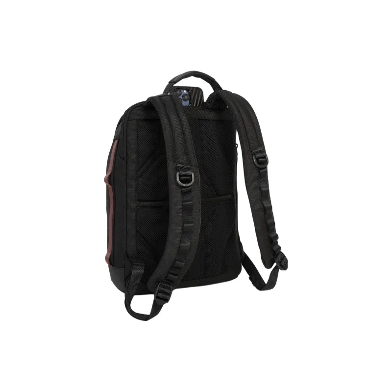 TUMI Fabric Backpack Unisex Deep Red-2