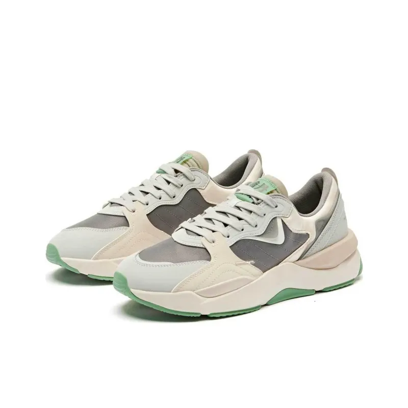 QIAODAN Dry Anti Slip Wear Resistant Low Top Casual Shoes Men's Gray-2