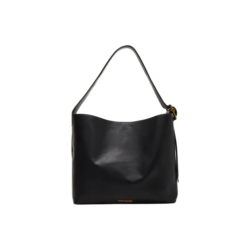 STEVE MADDEN Synthetic Material Tote Bag Shopping Bag Handbag Shoulder Bag Women's Black-0