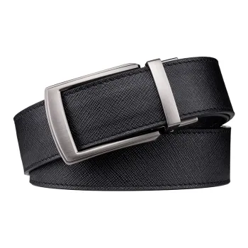 Canita Kolly Official Authentic, Business Casual, Automatic Buckle Top Grain Cow Leather Belts Men's Strap Width 3.5cm