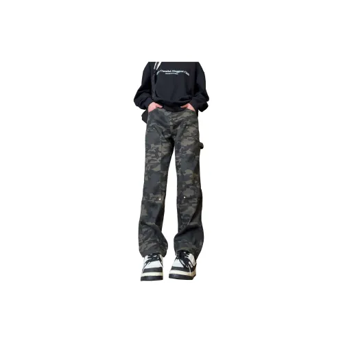 RENBEN Jeans Unisex Camouflage