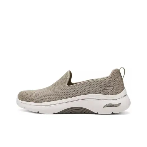 Skechers WOMEN'S GO WALK Casual Shoes Women's Low-Top Taupe