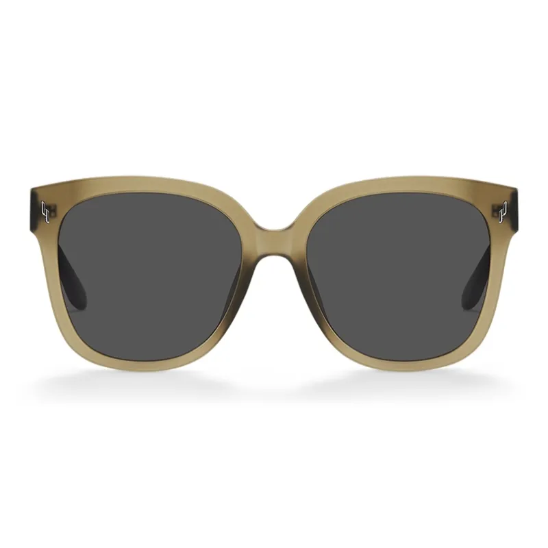 MUYKUY TR90 Irregular Shape Sunglasses Unisex Bright Black, Transparent Gray, Frosted Green-14