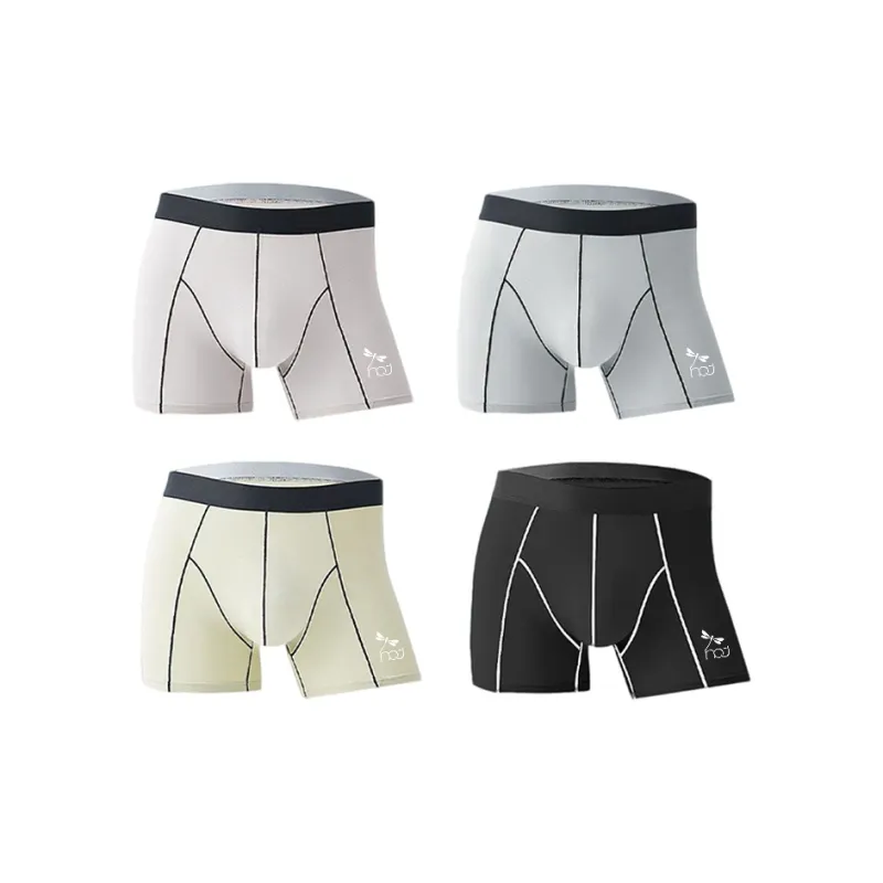RED DRAGONFLY Cotton Panties Men's 4 Pack Gift Box Set-9