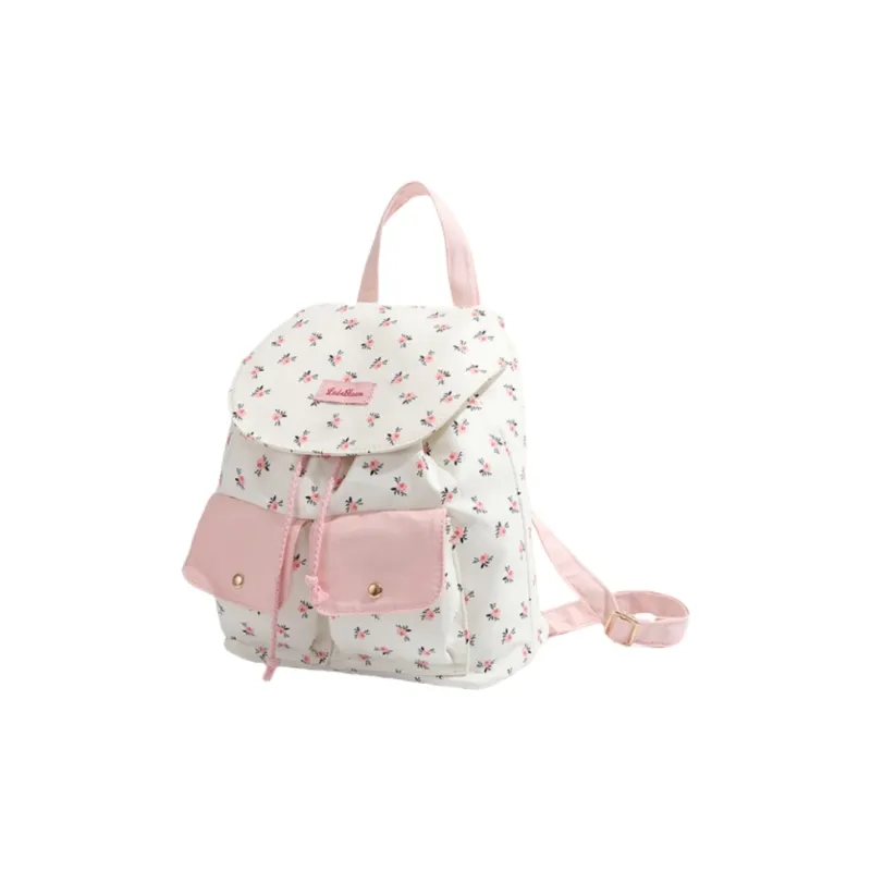 HACIN Canvas Backpack Regular Women's Ecru-1